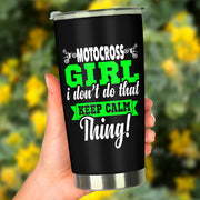 motocross girl tumbler