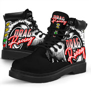 Drag Racing All-Season Boots Black