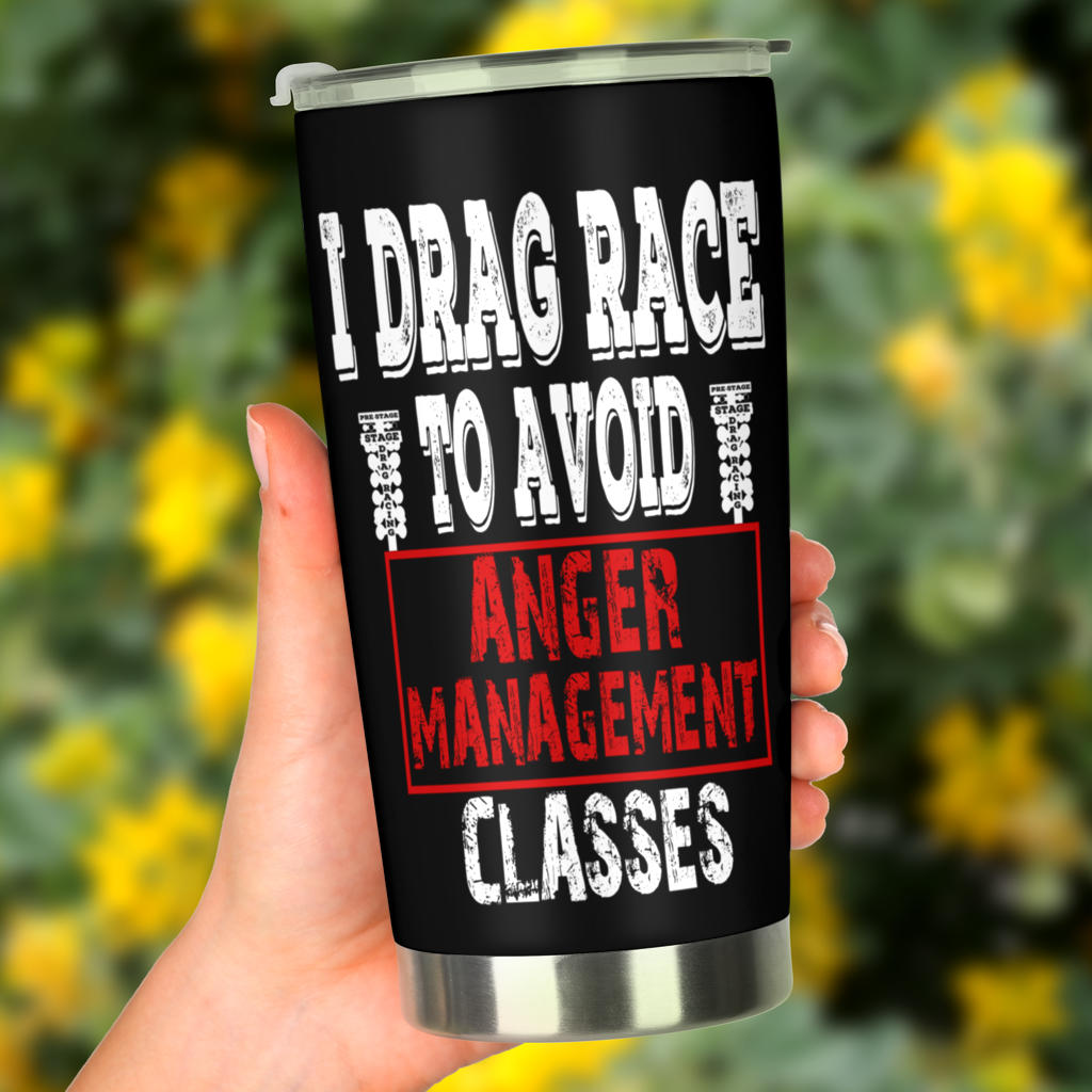 Drag racing tumbler