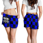 Racing Girlfriend Checkered Shorts
