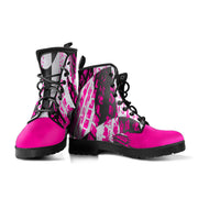 Racing Checkered Boots Pink