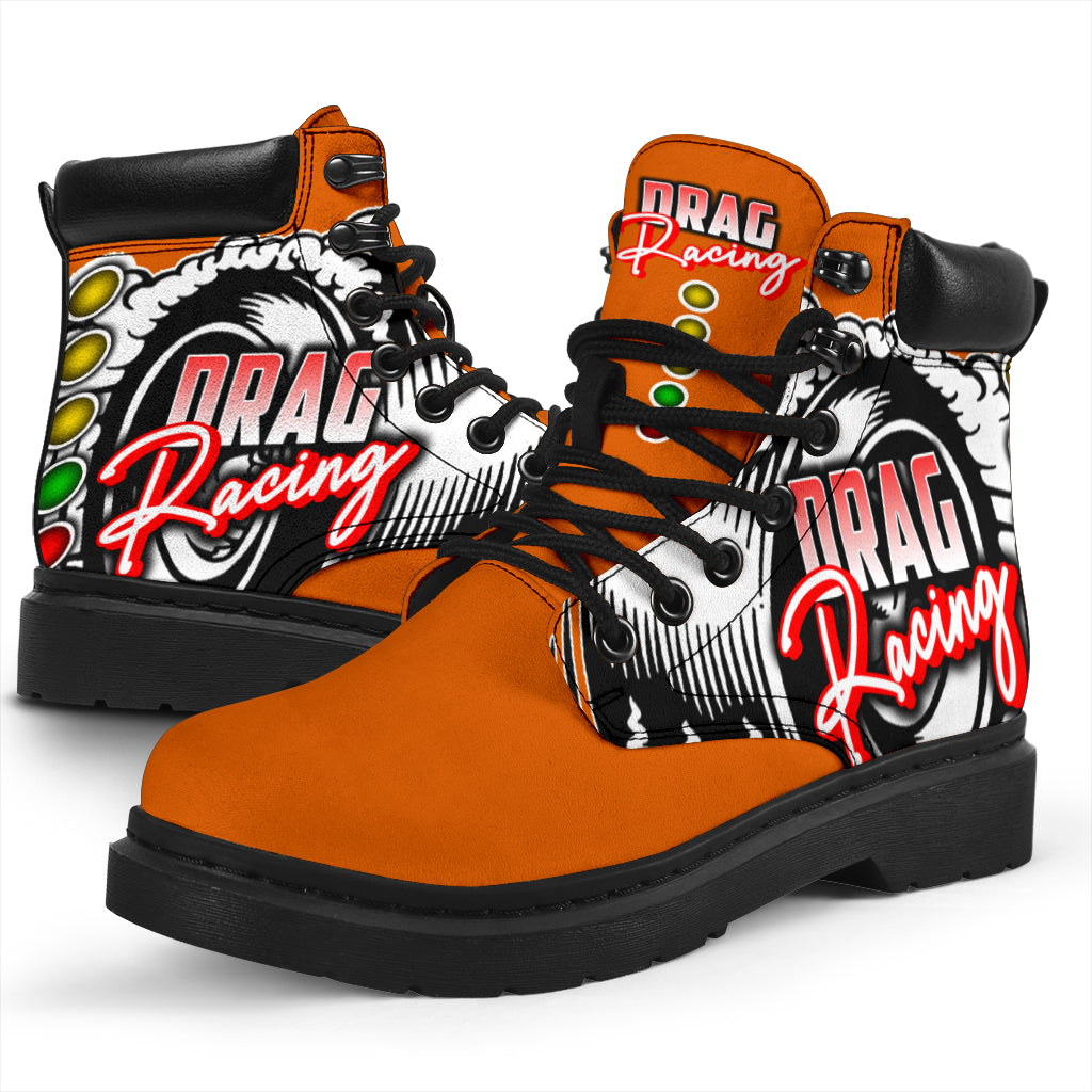 Drag Racing All-Season Boots orange