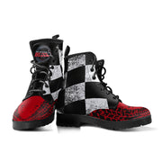 Racing Checkered Boots