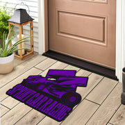 Custom shaped sprint car door mat