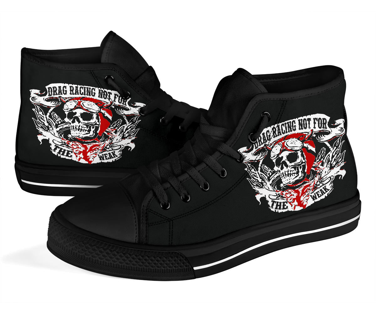 Drag Racing High Top Shoes