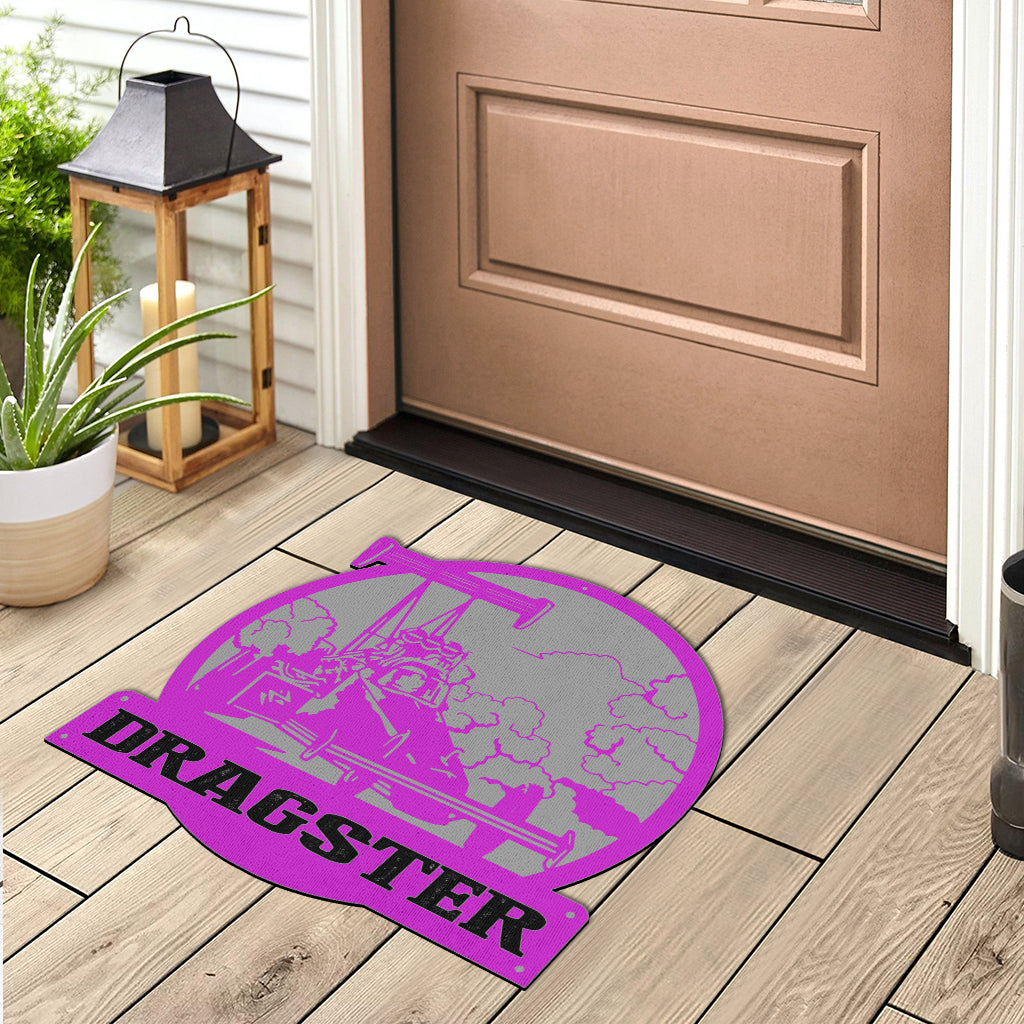 Custom Shaped Dragster Door Mat