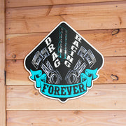 Drag Racing Forever Metal Sign