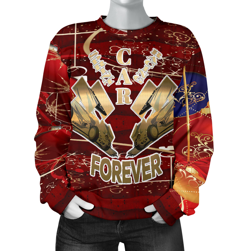 Sprint Car Racing Ugly Women's Sweater