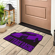 Custom shaped dirt modified door mat