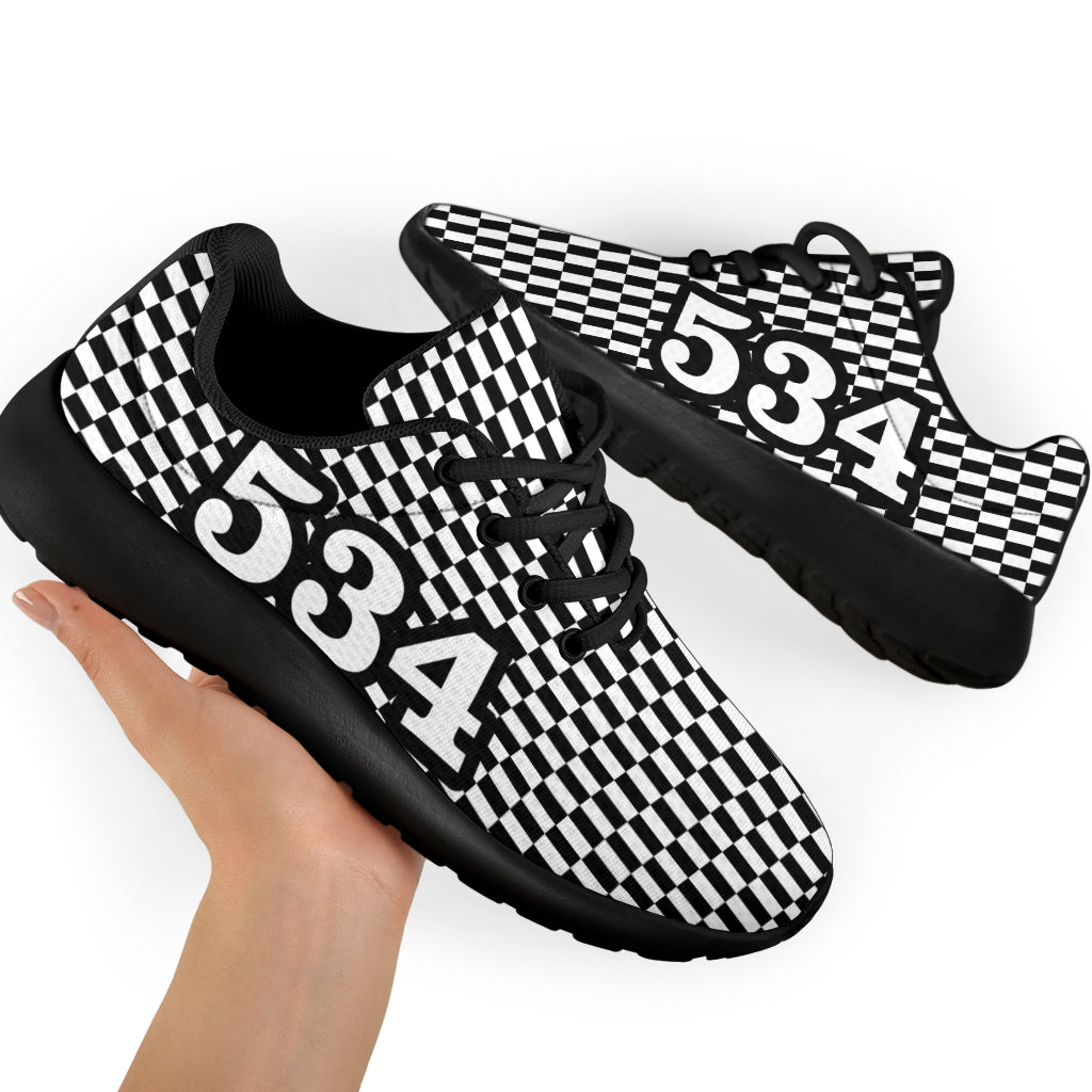 Racing Sneakers Checkered Flag