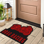 Custom Shaped Drag Racing Bike Door Mat