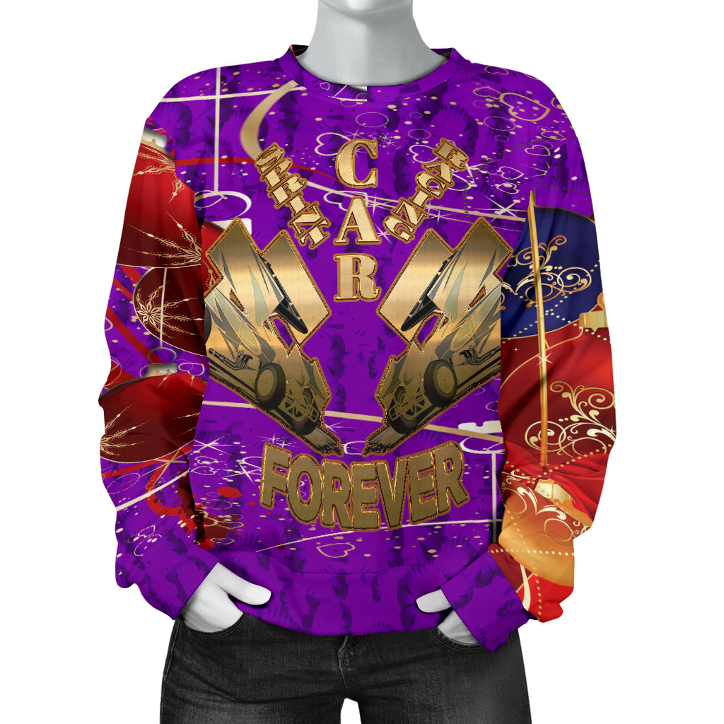 Sprint Car Racing Ugly Women's Sweater