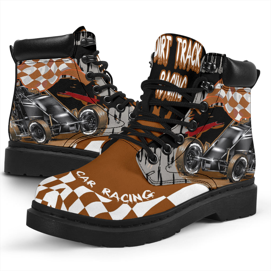 Sprint Car Racing All-Season Boots non wing car