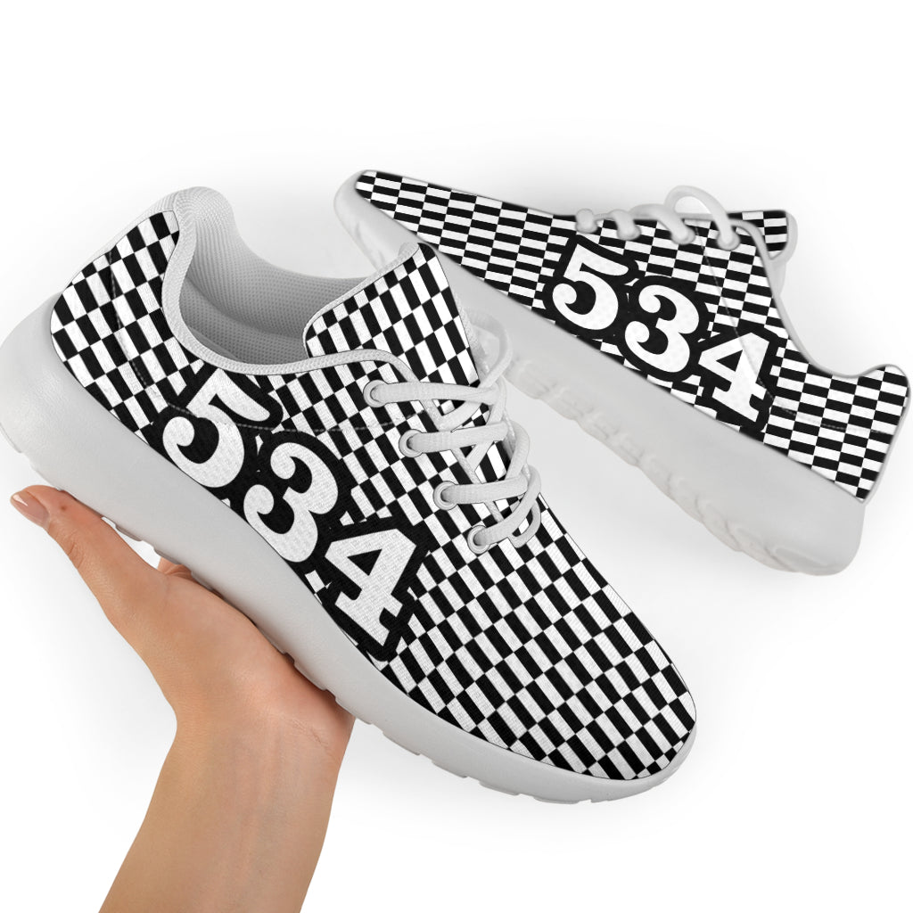 Racing Sneakers Checkered Flag