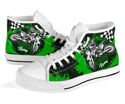 Dirt Bike Racing High Top Shoes