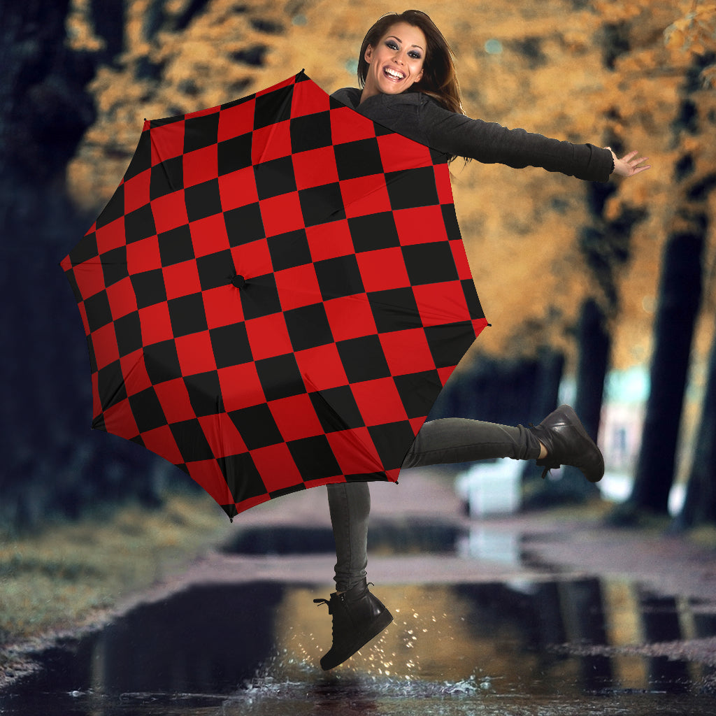 Racing Checkered Flag Umbrella