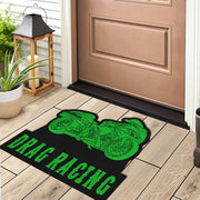 Custom Shaped Hayabusa Bike Door Mat