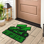 Custom shaped sprint car door mat
