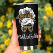 dirt bike girlfriend tumbler