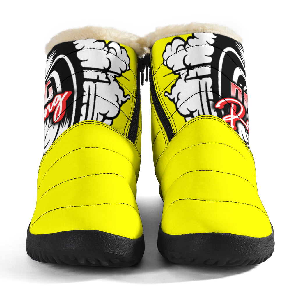 Drag Racing Cozy Winter Boots