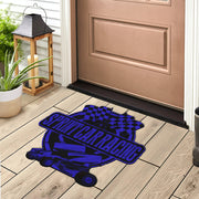 Custom shaped sprint car door mat