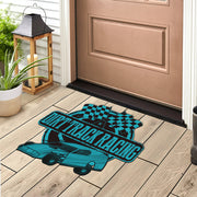 Custom shaped dirt modified door mat