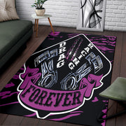 Drag Racing Forever Rug