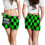 Racing Girlfriend Checkered Shorts