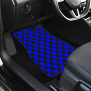 Racing Checkered Flag Car Mats