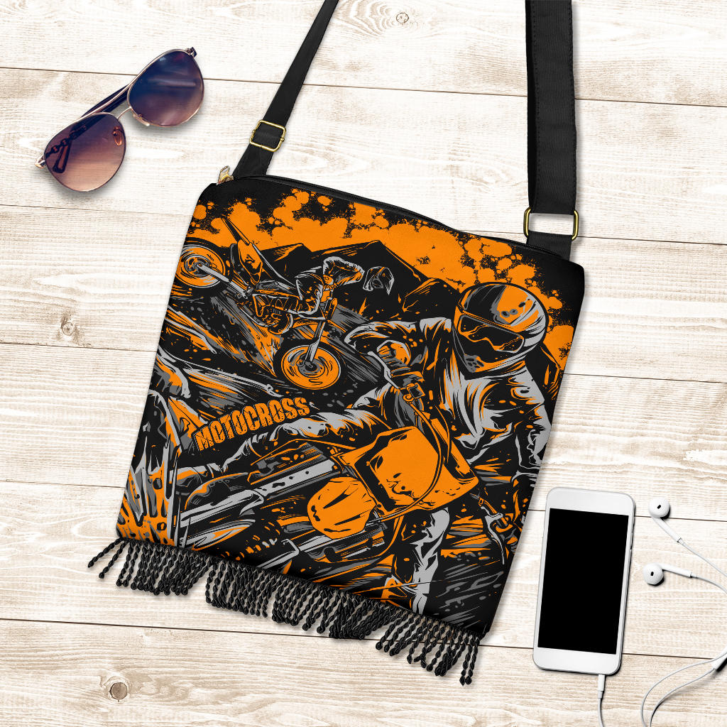 Motocross Crossbody Boho Handbag