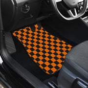 Racing Checkered Flag Car Mats