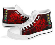 Drag Racing Thunder Skull High Top Shoes