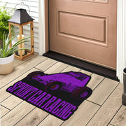 Custom shaped sprint car non-wing door mat