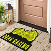 Custom Shaped Drag Racing Bike Door Mat
