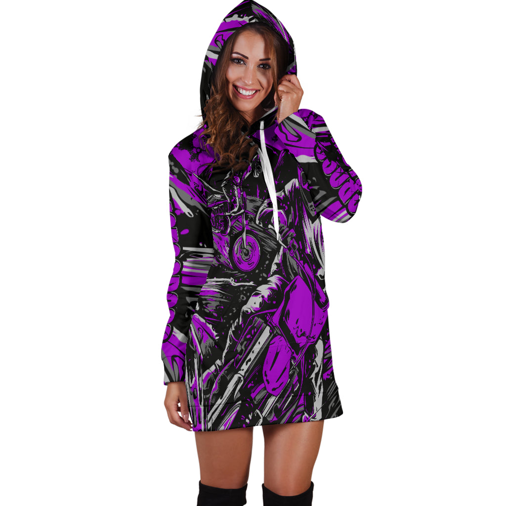 Motocross Hoodie Dress
