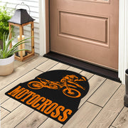 Custom Shaped Motocross Door Mat