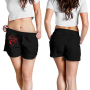 Drag Racing Wife Heart Women's Shorts