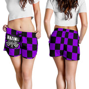 Racing Girlfriend Checkered Shorts