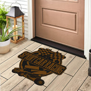 Custom shaped sprint car door mat