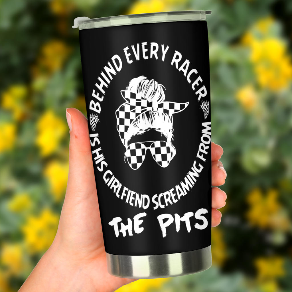 racing girlfriend tumbler