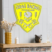 Drag Racing Forever Metal Sign