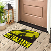 Custom shaped dirt modified door mat
