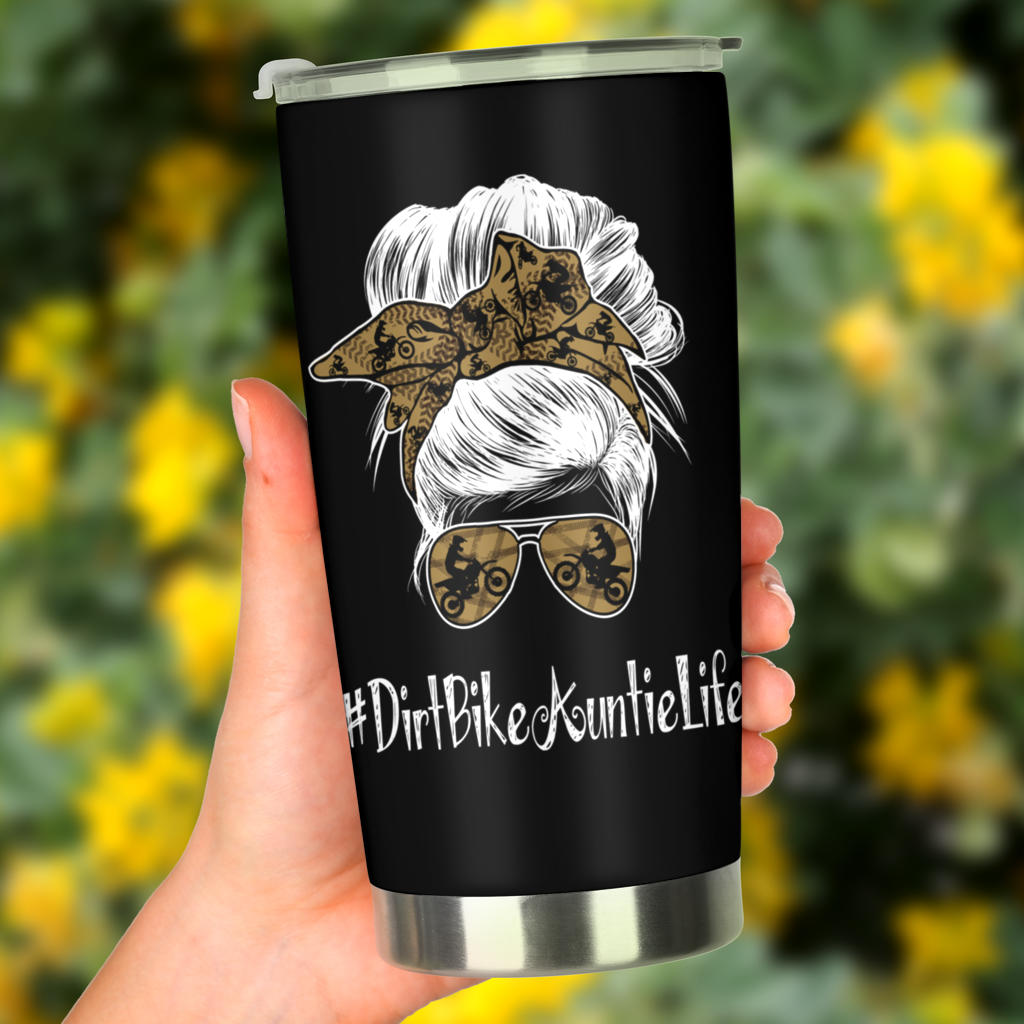 Dirt Bike Auntie Life Tumbler