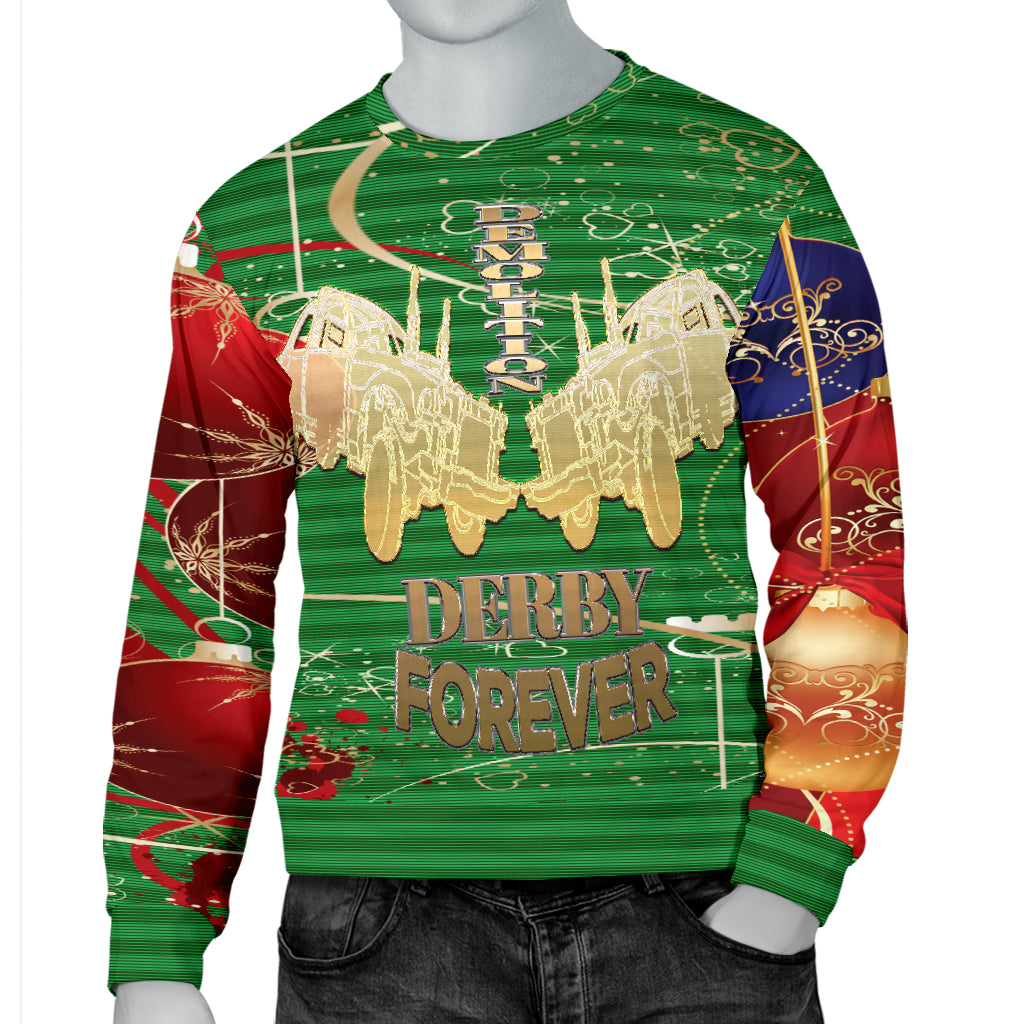 Demolition Derby Ugly Men's Sweater