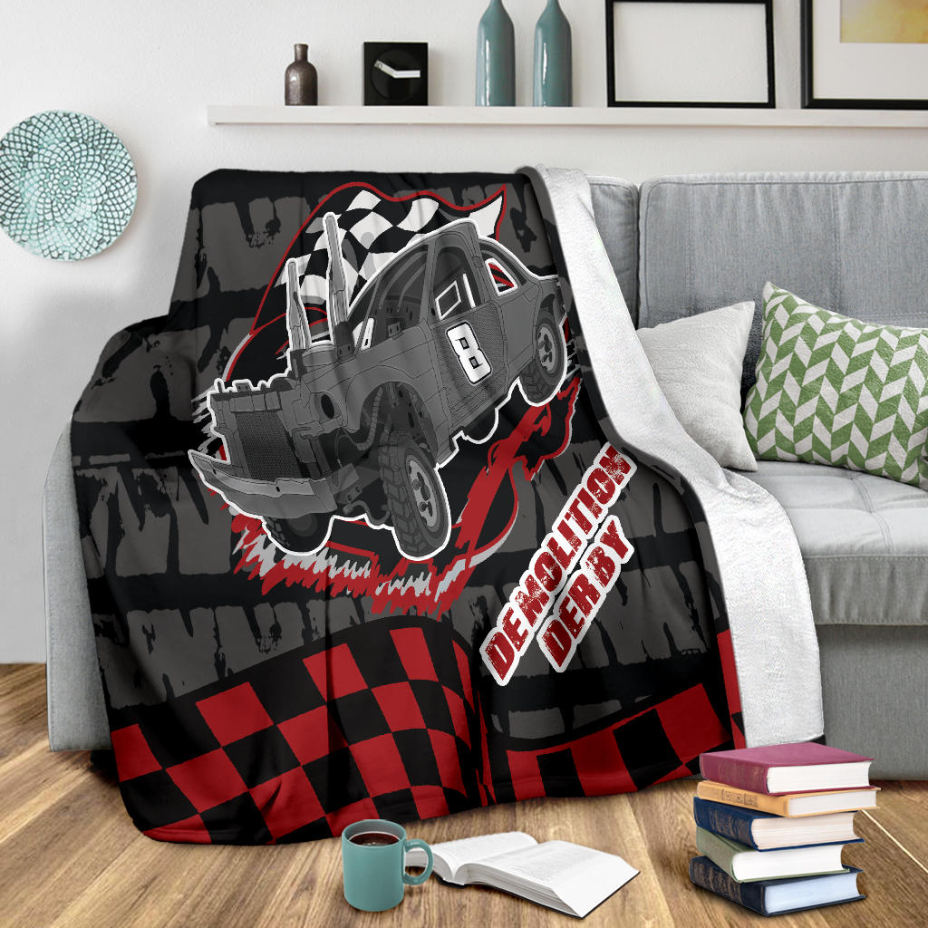 Custom demolition derby blanket