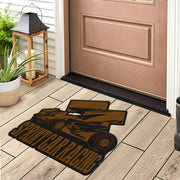 Custom shaped sprint car door mat