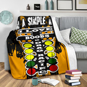 I'm A Simple Man Drag Racing Blanket