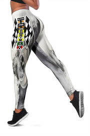 Drag Racing Burning Rubber Leggings