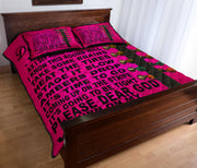 Drag Racer's Prayer Quilt Bed Set
