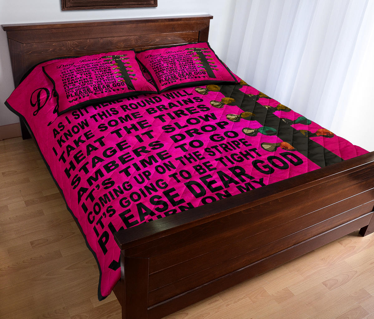 Drag Racer's Prayer Quilt Bed Set